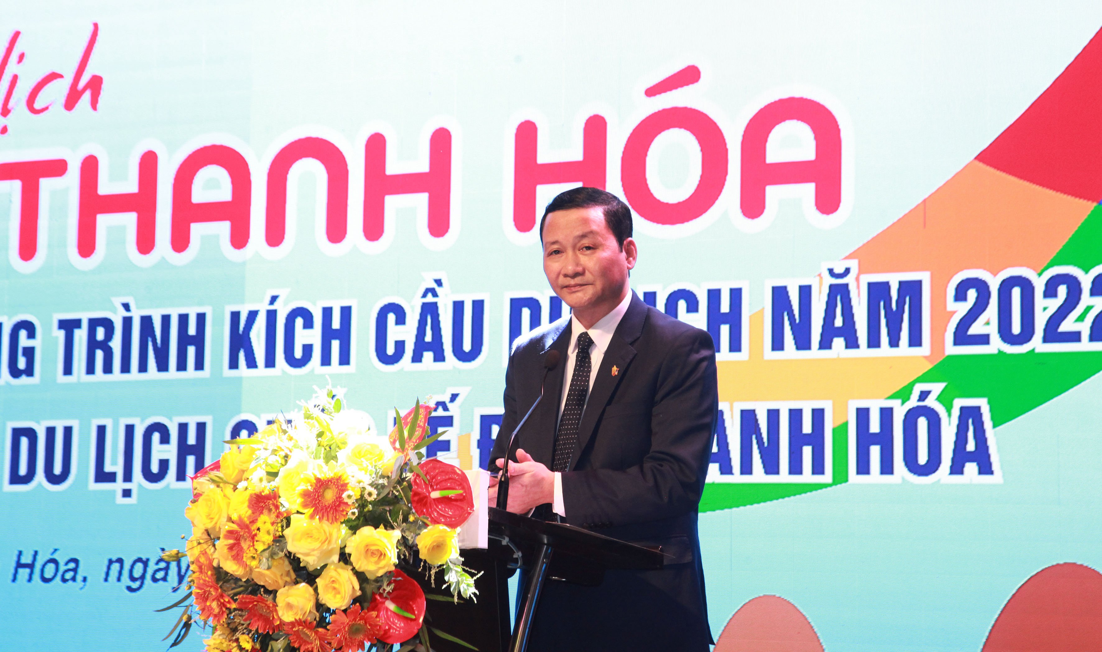Phó Bí thư thường trực Tỉnh ủy, Chủ tịch UBND tỉnh Thanh Hóa Đỗ Minh Tuấn phát biểu